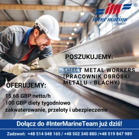 SHEET METAL WORKERS (PRACOWNIK OBRÓBKI METALU - BLACHY)