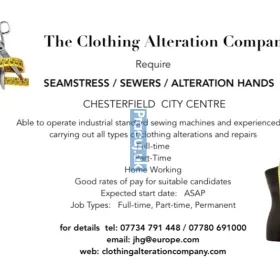 SEWERS / SEAMSTRESS / ALTERATION HAND