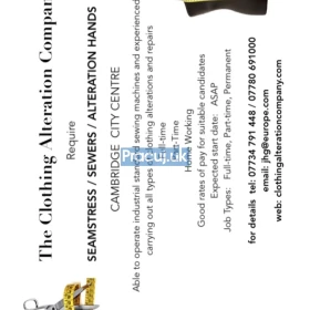 Seamstress / alteration hands / SEWERS